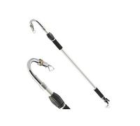 Lance de Nettoyage pour Gouttiere - Manche Telescopique 99 CM a 176 CM - Buse Coudee - Systeme de fixation standard sur Tuyau Arrosage