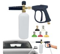 Lance de nettoyeur haute pression puissante avec 5 buses pour patio, terrasse, maison, jardin, nettoyage industriel et lavage de voiture