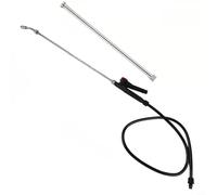 Lance de pulvérisation avec buse réglable et poignée ergonomique, raccord fileté de 18 mm pour nettoyeur haute pression, tuyau de 1,2 m, arrosage de jardin robuste pour nettoyage de voiture et