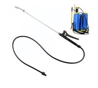 Lance de pulvérisation avec buse réglable et poignée ergonomique, raccord fileté de 18 mm pour nettoyeur haute pression, tuyau de 1,2 m, arrosage de jardin robuste pour nettoyage de voiture et