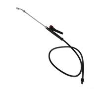 Lance de pulvérisation avec buse réglable et poignée ergonomique, raccord fileté de 18 mm pour nettoyeur haute pression, tuyau de 1,2 m, arrosage de jardin robuste pour nettoyage de voiture et