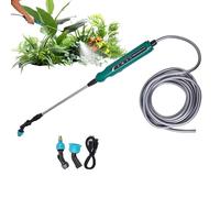 Lance de pulvérisation électrique,Portatif À Main 2000mAh avec Tuyau - Lance D'Arrosage Pulvérisateur pour - pour Pelouse, Jardin, Parterres De Fleurs, Extérieur, Jardinage Longue Portée