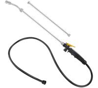 Lance de pulvérisation électrique, Tuyau de 1,1 m, Tige de Remplacement en Acier Inoxydable de 73,7 cm, pièces pour pulvérisateur Dorsal à Forte Pression, buse réglable, compatibilité Multi Marques