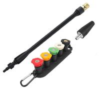 Lance de pulvérisation pour nettoyeur haute pression, buse turbo, 5 jets, 160 bars