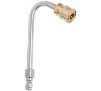 Lance Haute Pression 15cm de Nettoyeur Coudée | Angle 30/90 Degrés, Nettoyage Polyvalent, pour Radiateurs et Gouttières, Patios et Cours de Piscine