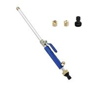 Lance pour laveuse haute pression à jet, baguette hydroélectrique avec 2 buses à jet pour tuyau de jardin, raccord pour tuyau flexible haute pression pour lavage de voiture, arrosage