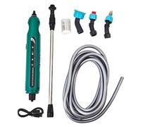 Lance Pulvérisateur électrique rechargeable 3 buses réglables pour avec lance arroseuse pour jardin, patio, extérieur, parterre de terre, nettoyage domestique longue portée 2000 mAh