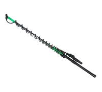 Lance télescopique - 5 m - Embout courbé 45° - Buse tourbillonnante HC - Tuyau spiralé anti-emmêlement