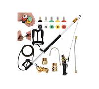 Rosfix Lance Télescopique – 1,5 m à 7,3 m en Aluminium | 4000 PSI, Pression Max. 275 bar | Compatible avec Kärcher HD, HDS