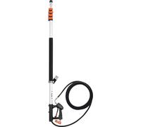 Lance télescopique pour nettoyeur haute pression Lance télescopique avec tête de brosse de 6,4 m