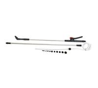 Lance télescopique - RAIN - Aluminium - Longueur extensible 0,8 à 2,2 m - Buse réglable - Adaptateurs inclus