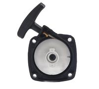Lanceur à rappel pour moteur 23 cm³, démarreur manuel, pièce de rechange de haute qualité et durable pour taille-haies (moteur 1E32F), ABS noir, 50 x 50 mm