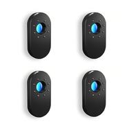 Lancoon 4 Pack caméra cachée détecteur de Bogue Portable détecteur GPS Anti - Espion Anti - Surveillance Anti - GPS Pleine Bande Signal Hôtel Tourisme Voiture Chambre réunion
