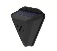 Lancoon Alarme Répulsive pour Oiseaux à Energie Solaire IP55 Etanche à 360° Protection Complète Multiples Sons Dissuadant Les Oiseaux Ennemis Cornus Convient à la Cour du Jardin Extérieur