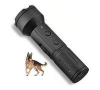 Lancoon Appareil anti-aboiement à ultrasons avec mode lampe de poche, 3 fréquences réglables, répulsif pour chien de petite, moyenne et grande taille, intérieur et extérieur