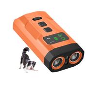 Lancoon Appareil anti-aboiement à ultrasons rechargeable avec lampe de poche LED à double tête pour entraînement du comportement des chiens, animaux domestiques, intérieur et extérieur