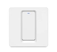 Lancoon Bouton sans Fil Smart Light Switch Application de téléphone Match Rapide Commande vocale à Distance Convient pour plafonnier Ampoule LED Fil Simple en L Facile à Installer(1 Gang)