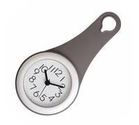 Lancoon Mini Horloge de Douche, Alimentation par Piles, Etanche et Résistante à la Brouillard, Ventouse avec Petit Trou Crochet sous, Cuisine Heure Salle de Bain pour Voyage Travail