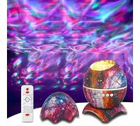 Lancoon Projecteur galaxie pour enfants - Veilleuse en forme d'œuf de dinosaure avec musique sans fil et bruit blanc - Projecteur d'étoiles alimenté par USB avec télécommande
