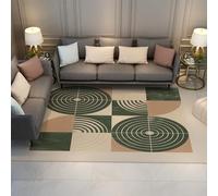 LANDERSION Tapis Art géométrique Ronds Nordiques Minimaliste Moderne Facile à Nettoyer Tapis Doux antidérapant pour Salon Salle ureau 120x180cm