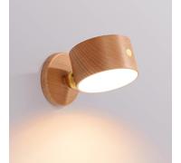 LANDGOO Veilleuse LED à Capteur de Mouvement pour Chambre D'enfant Fonctionne avec piles Lampe Magnétique Rechargeable par USB Lumière Blanche Chaude pour Salle de bain Placard Couloir