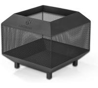 Landmann Brasero Panier Cube 44x44Cm Noir Foyer Acier 4 Pieds