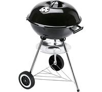 LANDMANN Petit barbecue sphérique au charbon de bois Surface de cuisson env. Ø 41 cm Espace de cuisson d'env. 15 cm Hauteur du barbecue env. 62 cm Grille chromée Poignées 3 pieds de trépied