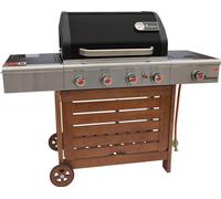 LANDMANN Triton 4.1 Gril à gaz avec chariot en bois LANDMANN 12202