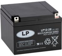 Landport Batterie au plomb 12V 28Ah AGM Batterie NSA LP12-28 T3