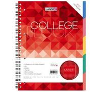 LANDR¿ Cahier ... spirale avec intercalaires "COLLEGE", A4,
