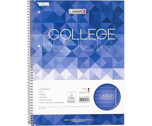 LANDR college block "college" A4, ligné, 80 feuilles