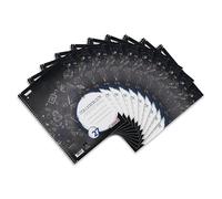 LANDRÉ 100050061 Lot Stay Cool, bord Démolition, 80 feuilles, ligné A4, 70 g/m², lot de 10 Modèle : Stay Cool - Bloc-notes - Format A4-80 feuilles lignées détachables et avec marge à gauche