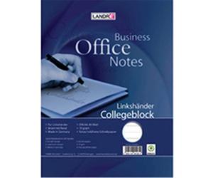 LANDRÉ 100050065 Bloc-notes, 210 x 315, quadrillé avec marge, 80 feuilles