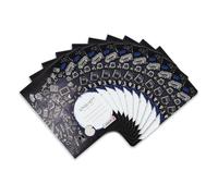 Landre 100050067 Lot de 10 carnets de note A5 16 pages lignée Papier 80 g/m² Sans bois 3 motifs