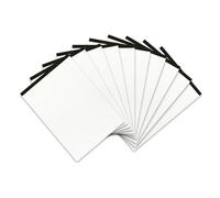 Landre 100050632 Lot de 10 bloc-notes de 50 pages sans couverture Format A4 Papier perforé et quadrillé 60 g/m² (fin) Sans bois Bloc-notes sans page de couverture - Format A4-50 feuilles blanches
