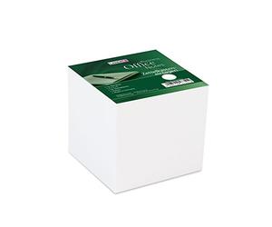Landre 100420104 Bloc de notes Blanc 9 x 9 x 9 cm env. 800 pages vierges