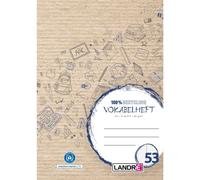 LANDRÉ 400146772 Cahier de vocabulaire en papier recy ormat DIN A5, 2 colonnes, 32 feuilles