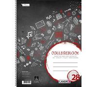 'LANDRÉ Bloc de 100050064 College "College A4, quadrillé, 80 feuilles