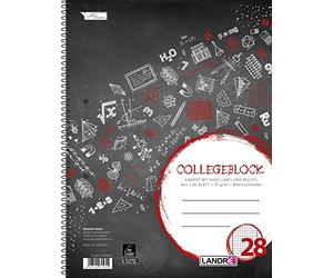 'LANDRÉ Bloc de 100050064 College "College A4, quadrillé, 80 feuilles