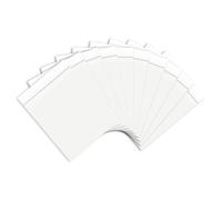 Landré Lot de 10 bloc-notes A7 vierges sans couverture 50 feuilles
