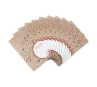 Landré Lot de 10 cahiers A4 recyclés 16 feuilles lignées 22 carreaux