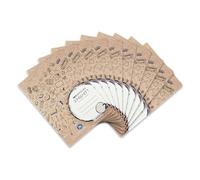 Landre Lot de 10 cahiers d'exercices recyclés 16 pages lignées Style 2 Format A4