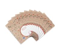 Landré Lot de 10 Cahiers recyclés A4 quadrillés 16 feuilles lignées Style 7 Rouge