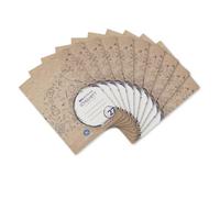 Landre Lot de 10 cahiers scolaires A4 recyclés 16 feuilles en lin 27 ligné avec bord