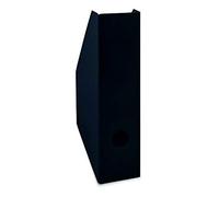 Landré Lot de 60 porte-revues A4 en carton solide de 7 cm de large - Noir