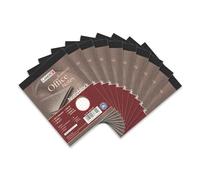 Landre Recycling Lot de 10 cahiers quadrillés Format A6 50 feuilles
