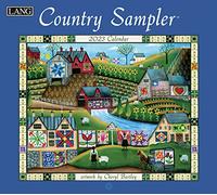 Lang Calendrier mural 2023 Country Sampler, multicolore