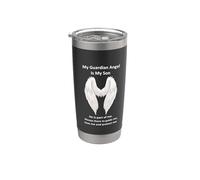 L'ange gardien est mon fils Gobelet isotherme en acier inoxydable double paroi