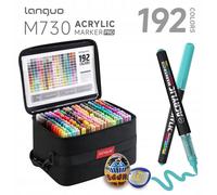 Languo M730 Acrylic Marker Pro – set professionnel de 192 marqueurs acryliques