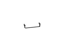 Lani porte-serviettes 450 mm noir mat 400x70x55 mm - LAUFEN H3811204500001